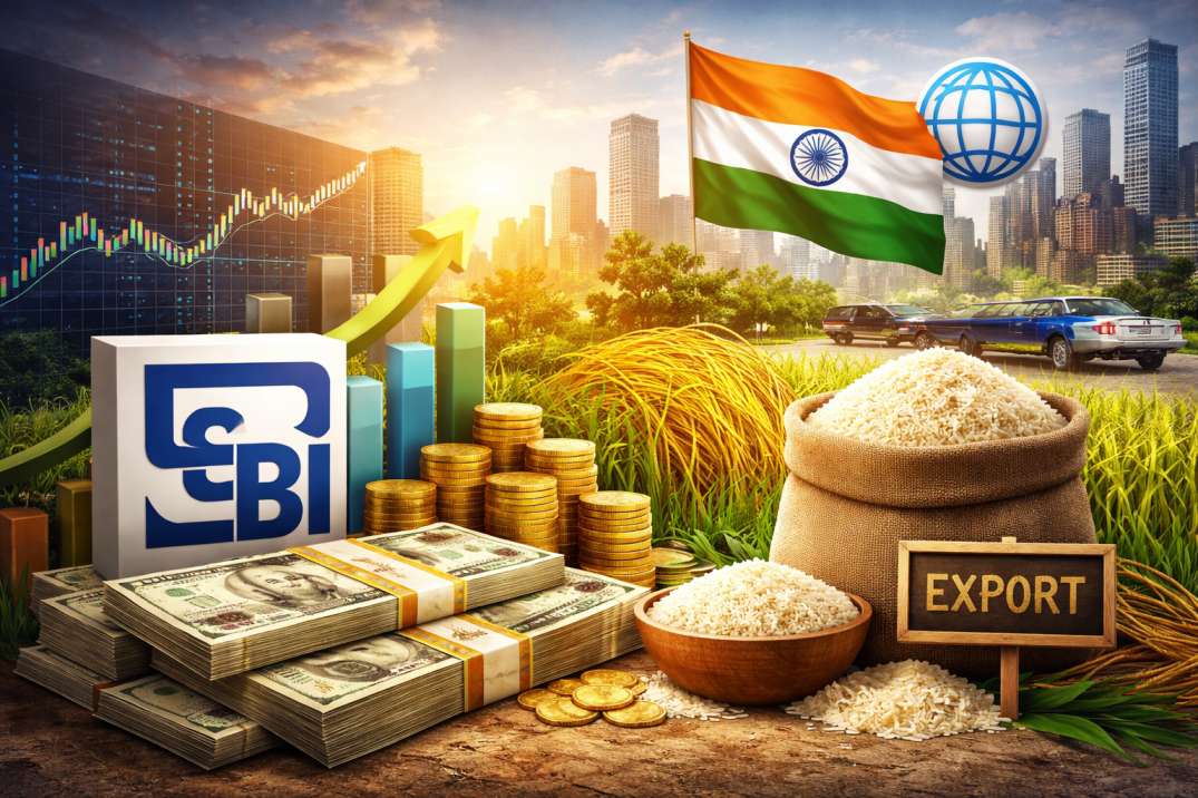 SEBI New Asset Class, World Bank India Economy Update & Rice Export Policy Changes