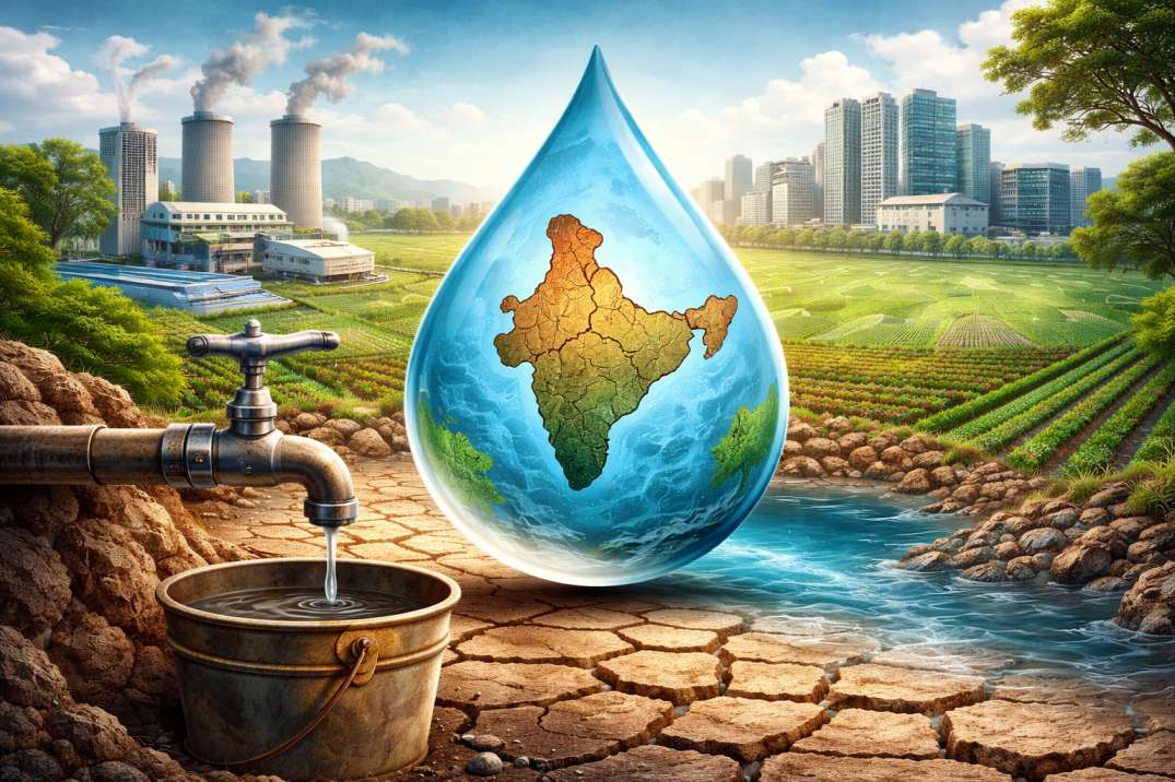 India's water crisis in focus
