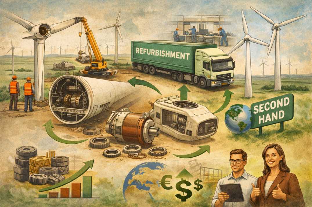 Second Hand Wind Turbines: Refurbishment and Second Life Explained