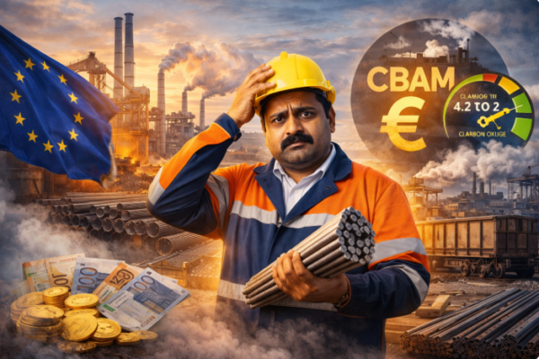 CBAM 2026: Europe’s New Carbon Tax on Indian Steel Exports – Full Analysis